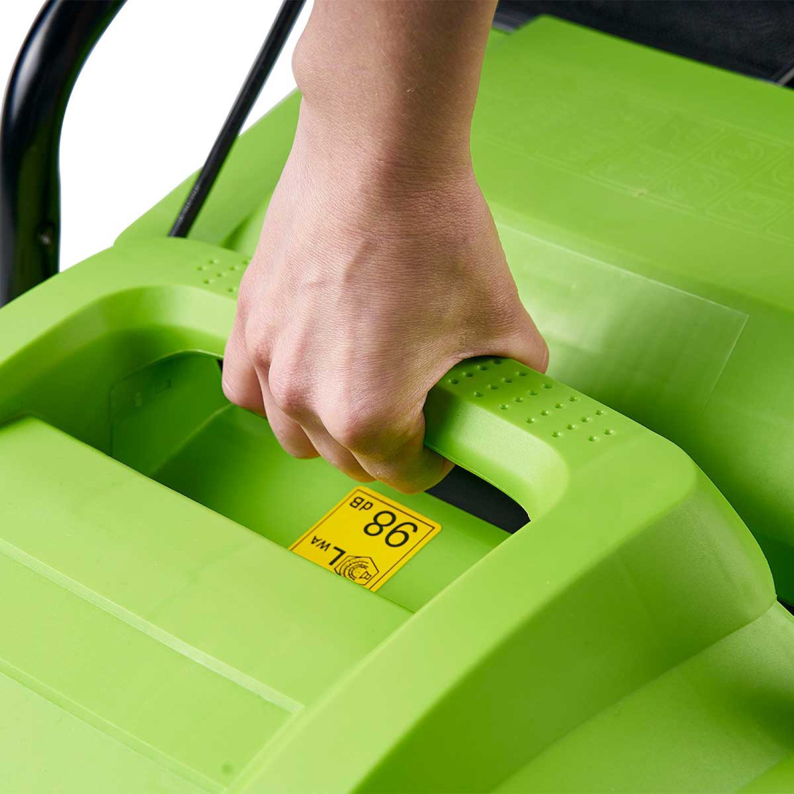 Grüner Garten Vertikutierer mit ergonomischem Griff und Radantrieb für Rasenvertikutierer und Rasenlüfter Benzin.