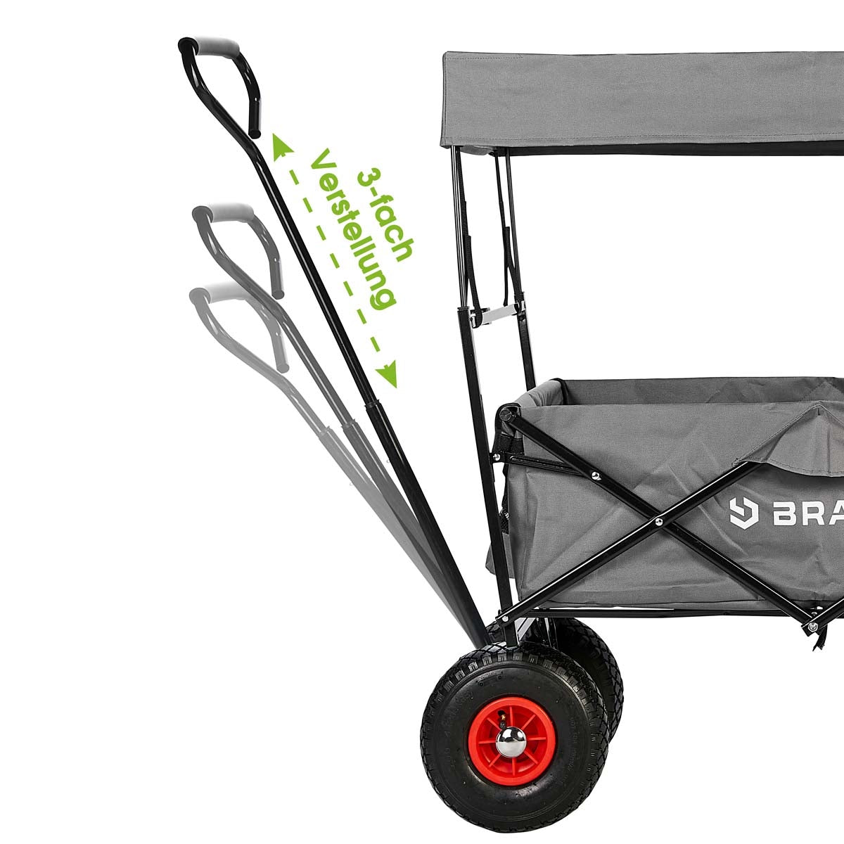 BRAST Bollerwagen / grau
