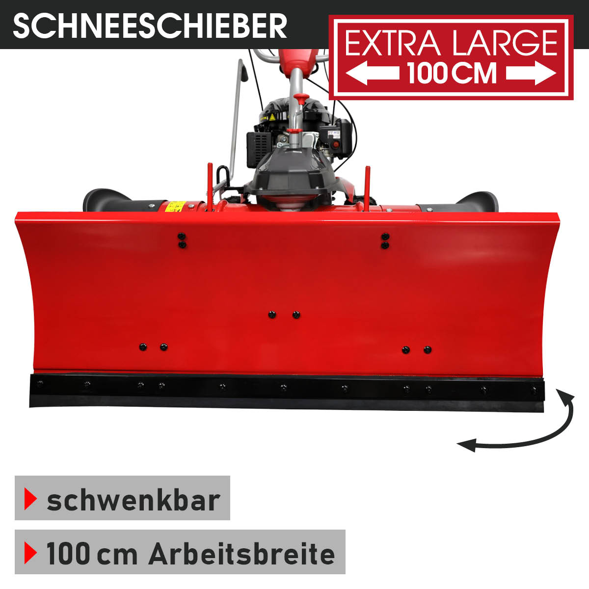 BRAST 3in1 XXL Benzin Kehrmaschine ESTART