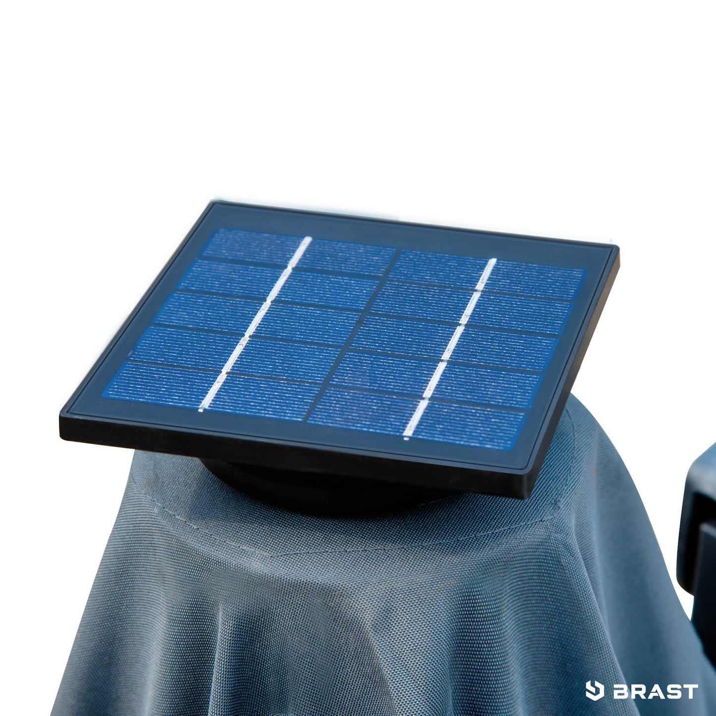Solar-Panel für Ampelschirm LED-Beleuchtung, schwarz, rechteckiger Gartenschirm Zubehör.