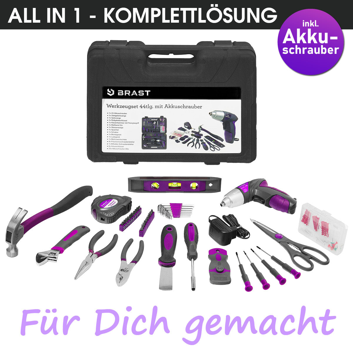 Werkzeugkoffer Set 44tlg.