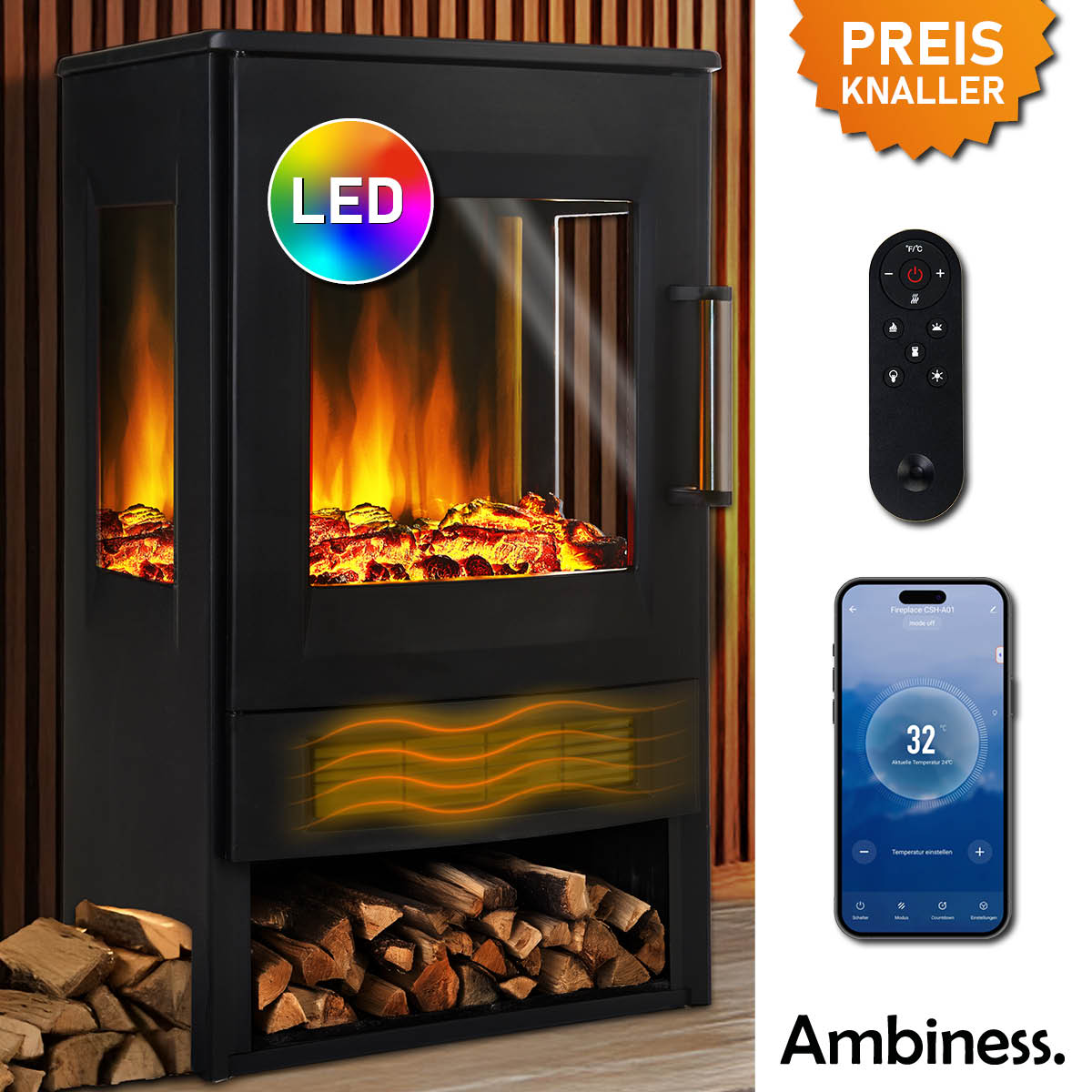 Ambiness Elektro Kamin 