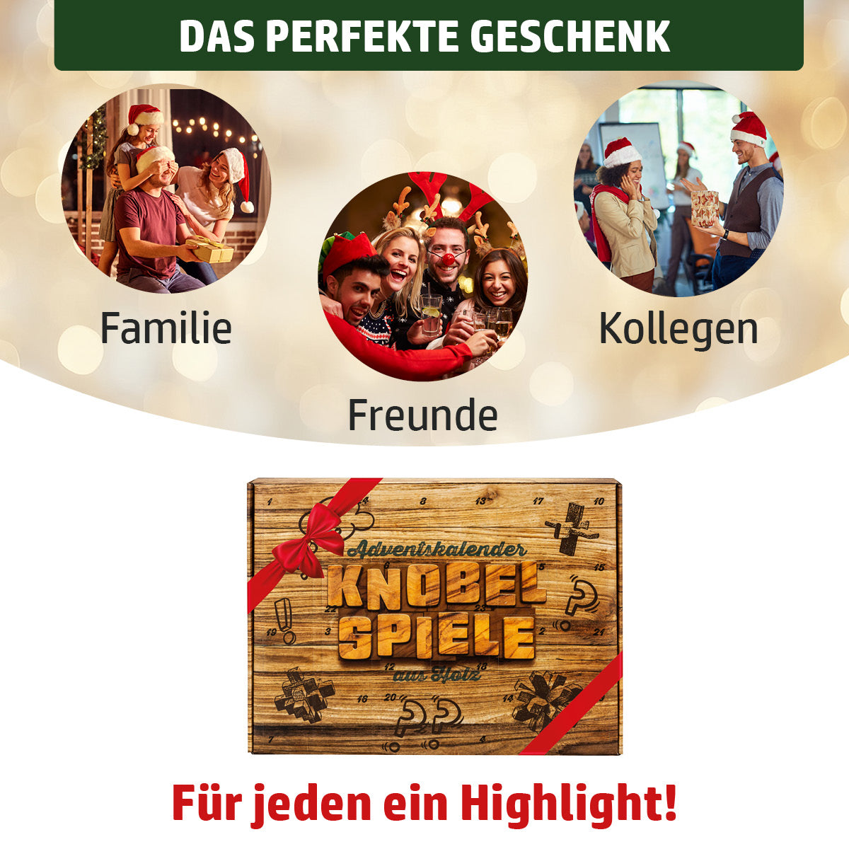 Adventskalender als perfekte Geschenkidee für Freunde, Familie und Kollegen