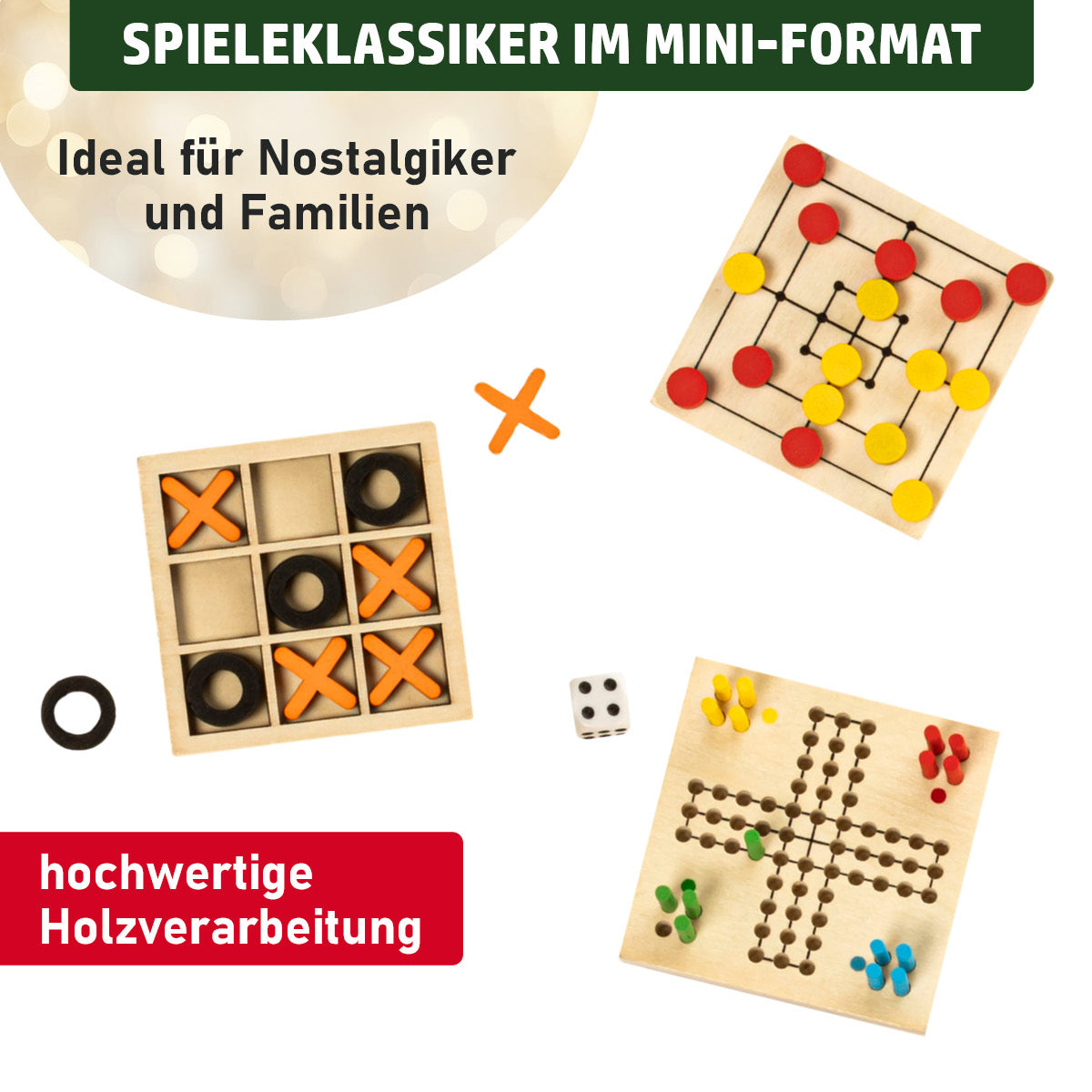 Adventskalender für Männer und Frauen mit hochwertigen Holzspielen