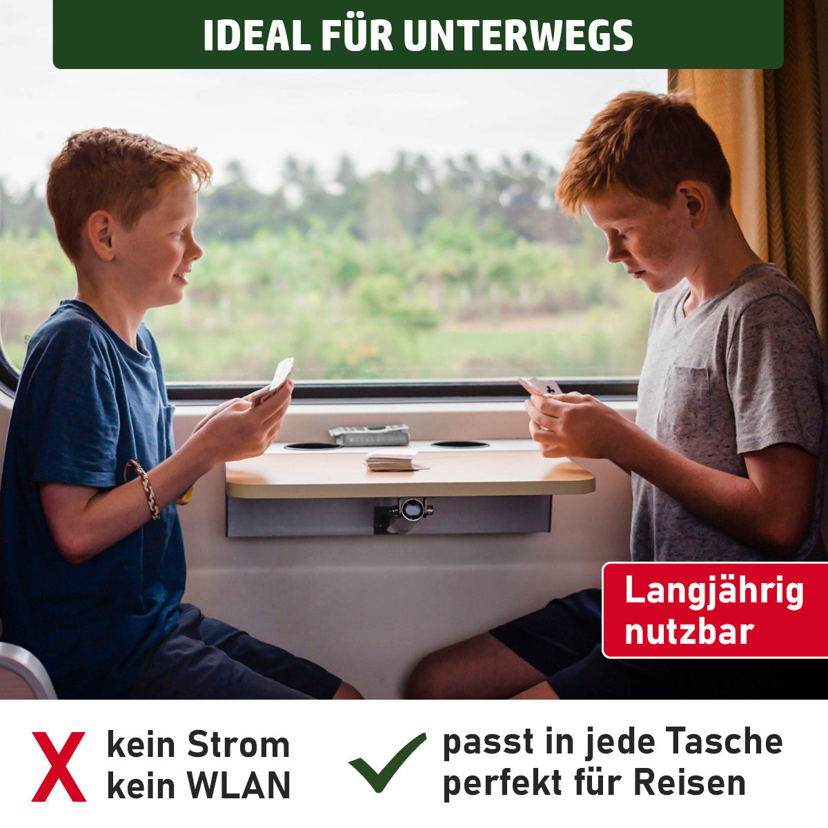 Adventkalender mit Mini-Spielen in praktischer Mini-Größe ideal zum Mitnehmen auf Reisen