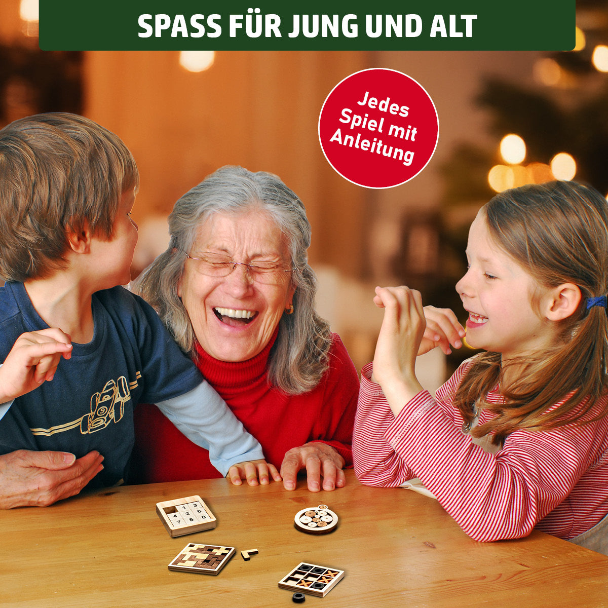 Weihnachtskalender für die ganze Familie zum gemeinsamen Spielen in der Adventszeit