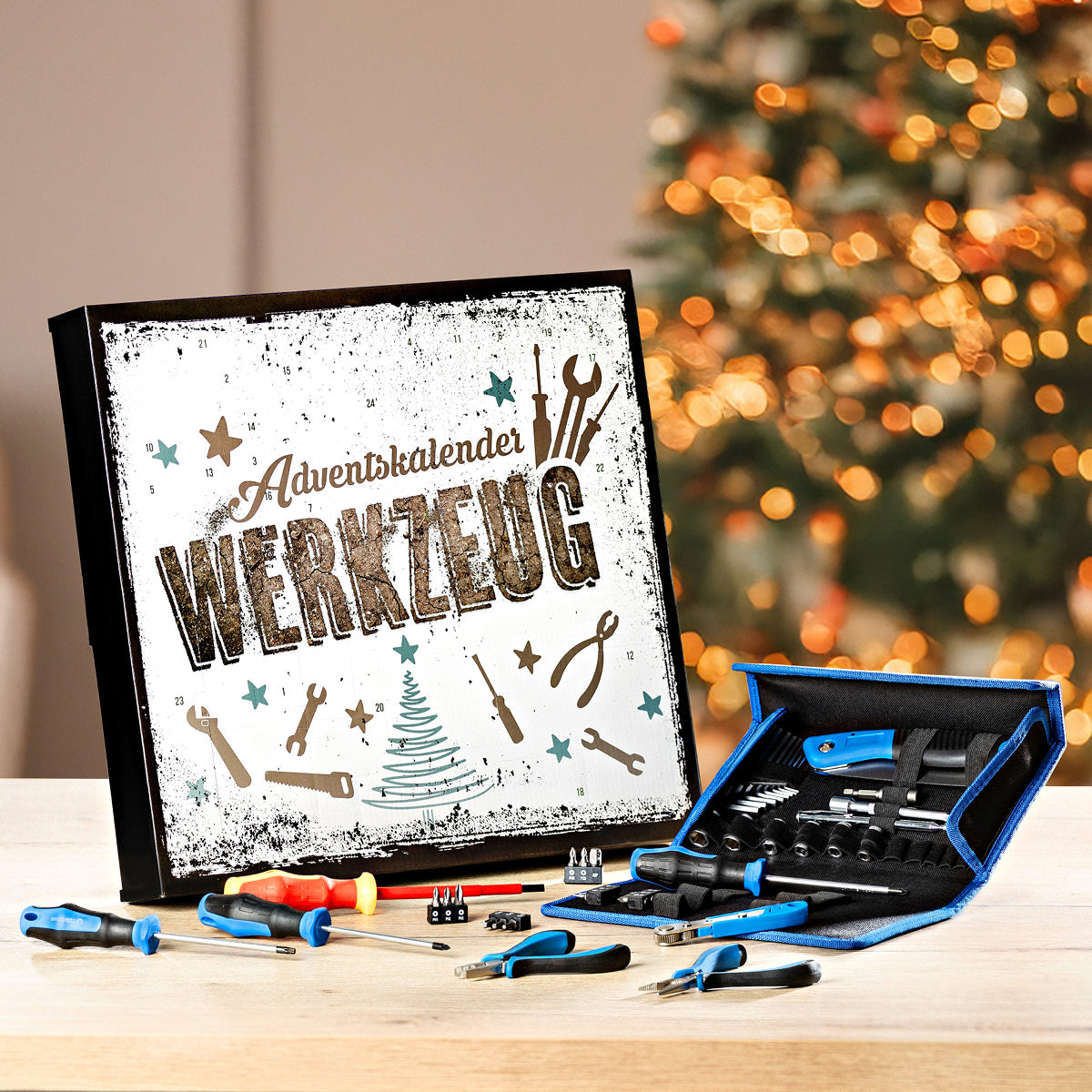 Männer Adventskalender mit Werkzeug