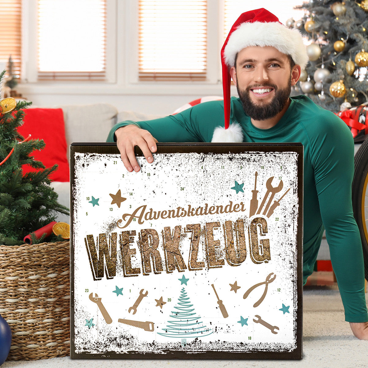 Männer Adventskalender mit Werkzeug