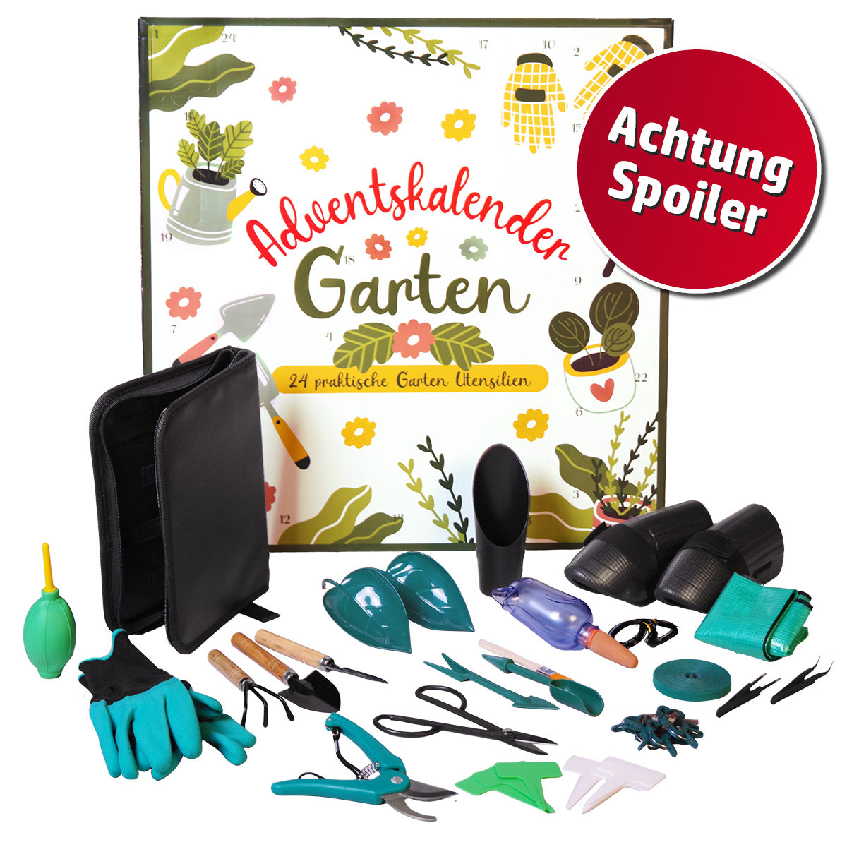 Garten Adventskalender mit praktischem Gartenzubehör
