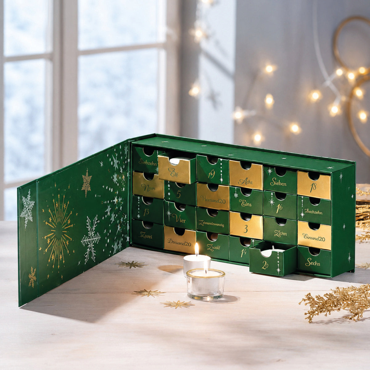 Kerzen Adventskalender Glückslicht