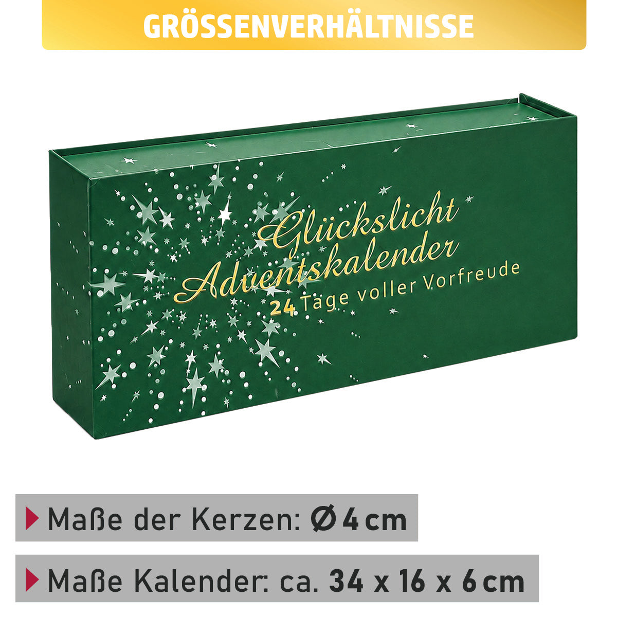 Kerzen Adventskalender Glückslicht