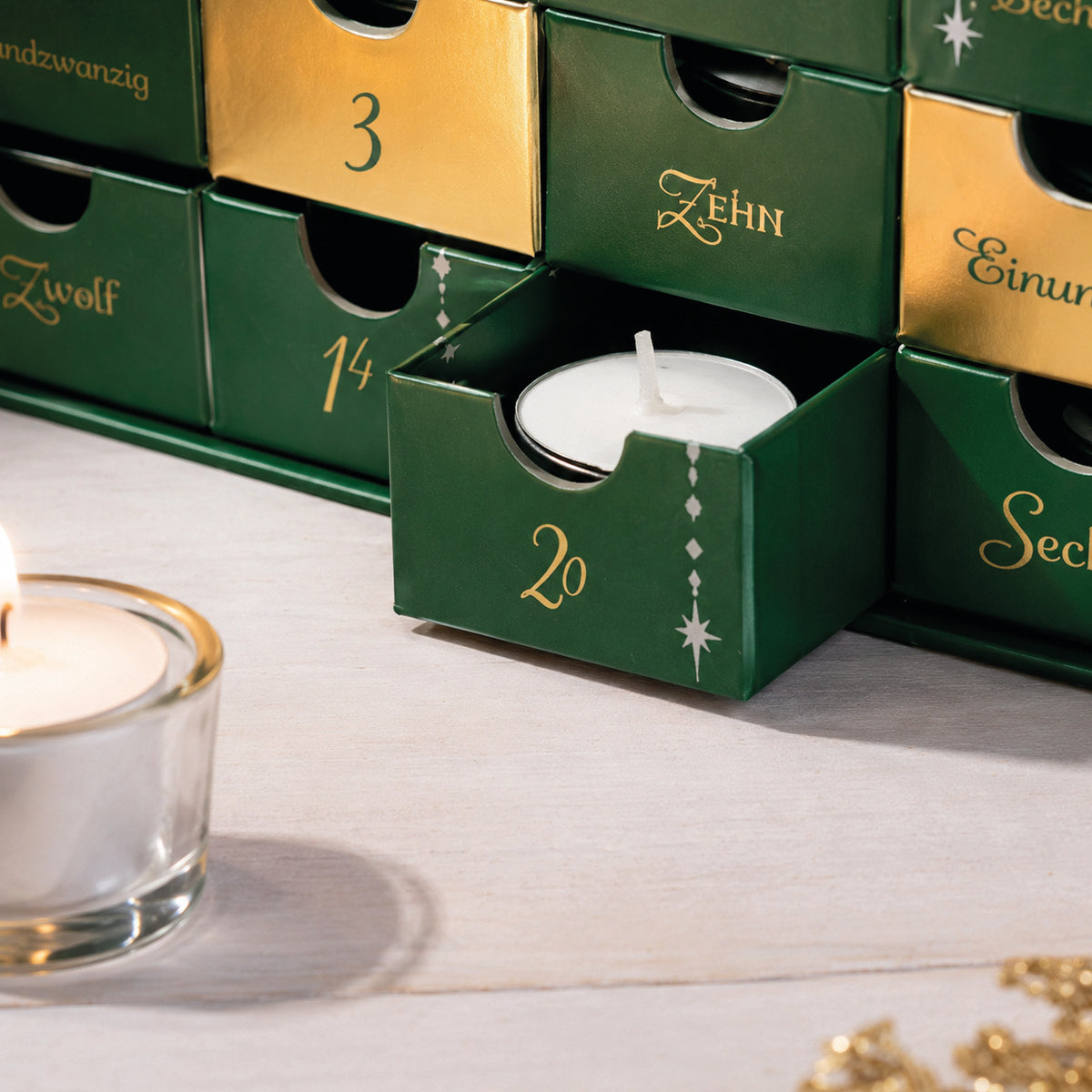 Kerzen Adventskalender Glückslicht
