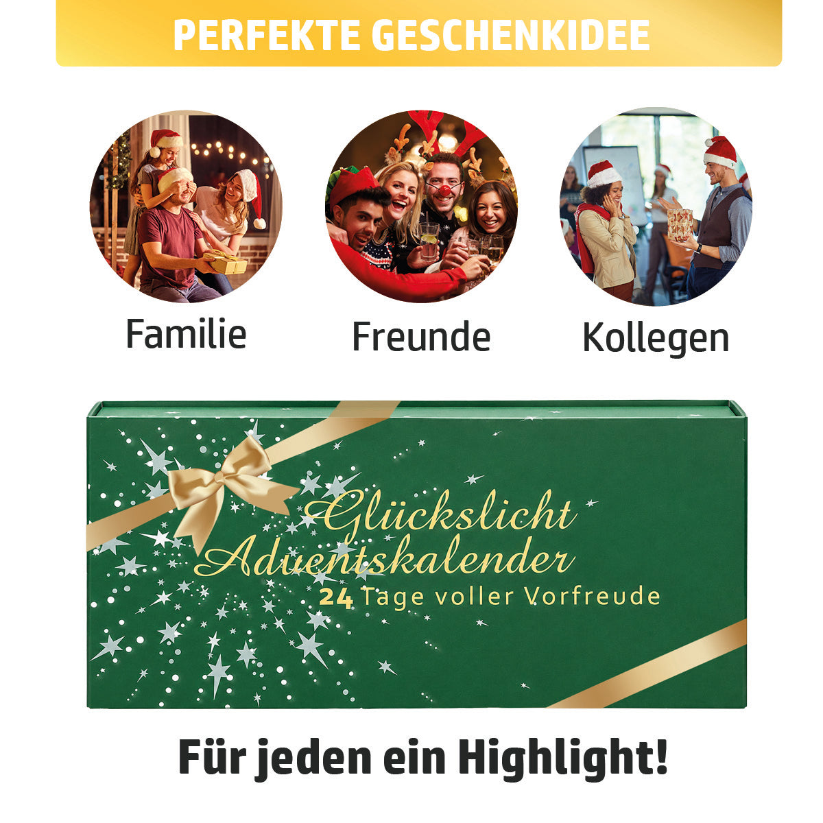 Kerzen Adventskalender Glückslicht
