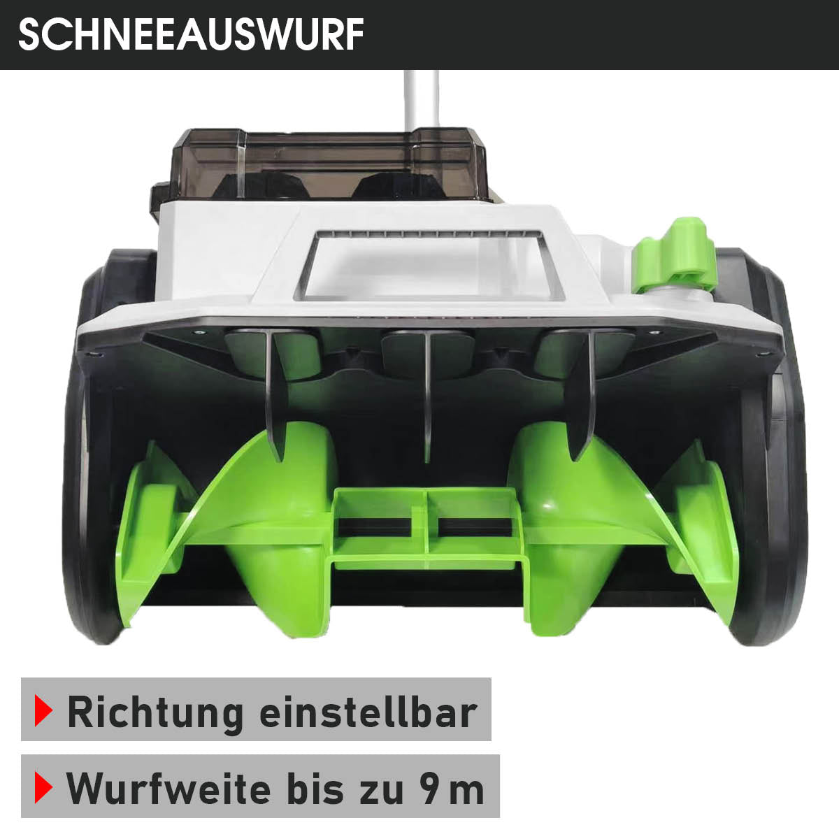 BRAST Akku Schneefräse Turbo 4040