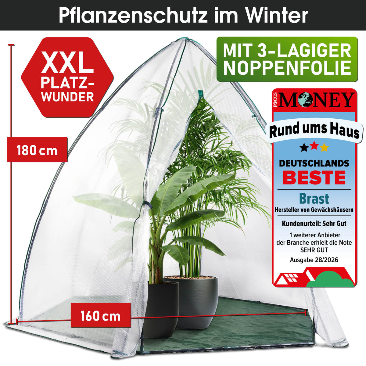 BRAST Überwinterungszelt ThermoProtect XL
