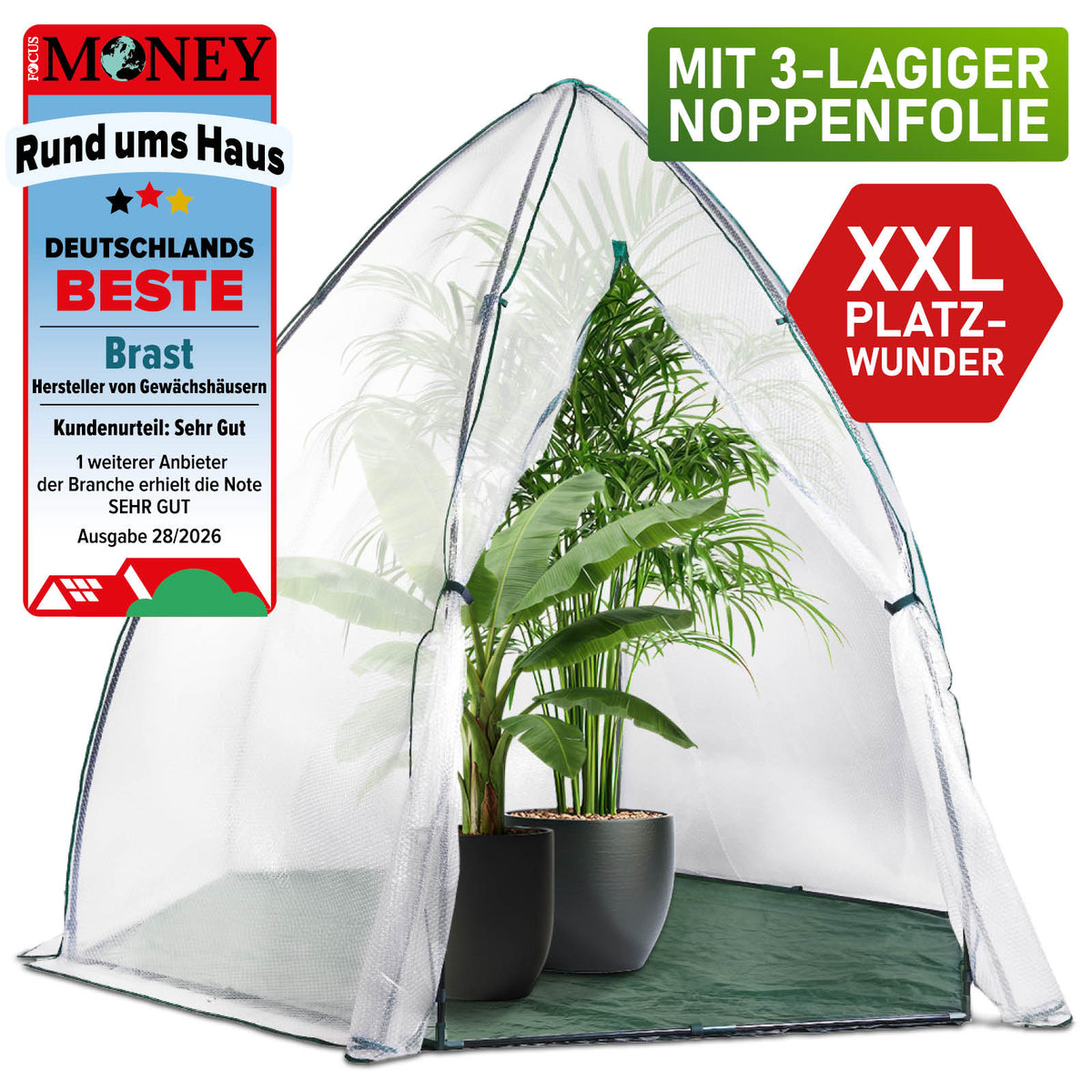 BRAST Überwinterungszelt ThermoProtect XXL