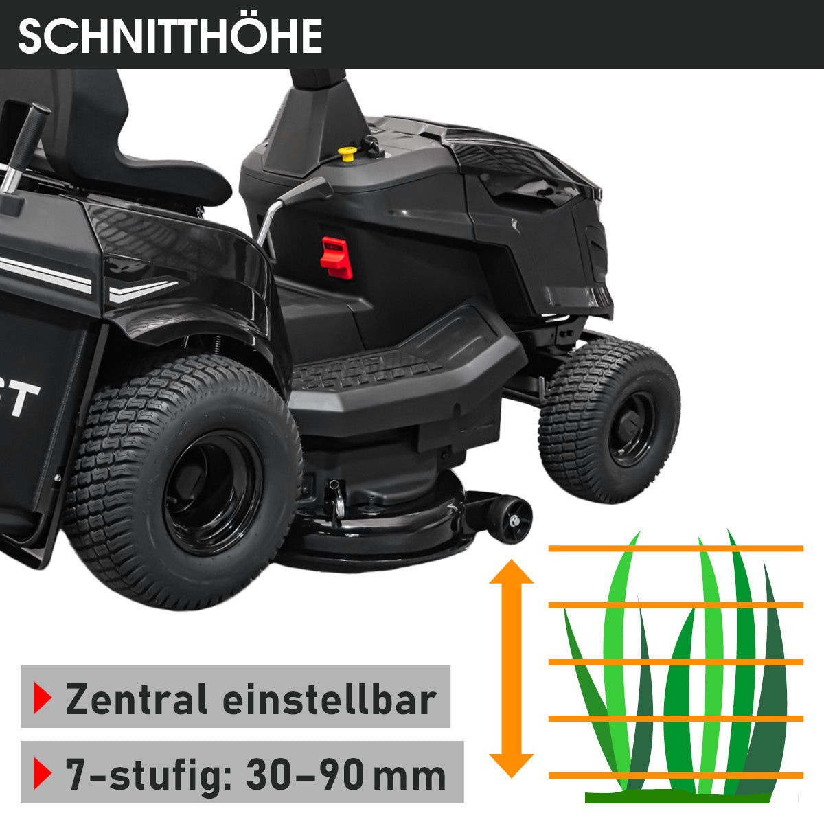 Benzin Rasentraktor 98452 ESTART