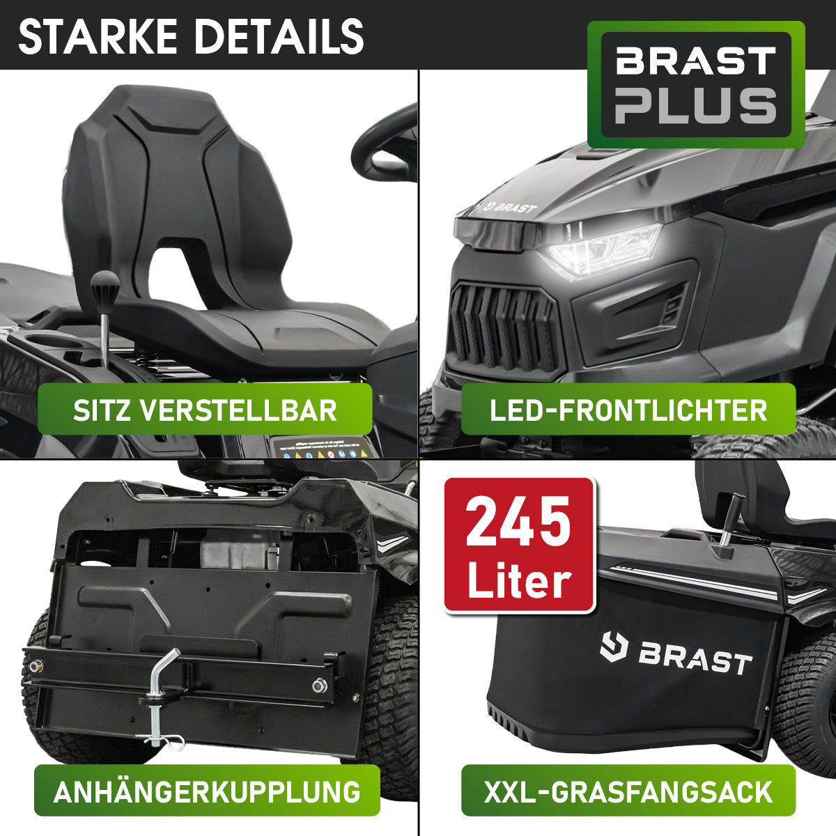 Benzin Rasentraktor 98452 ESTART
