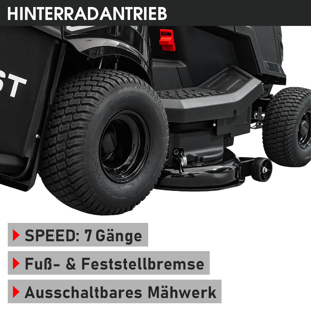 Benzin Rasentraktor 98452 ESTART