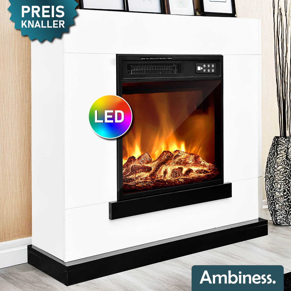 Elektrokamin Flair mit LED-Flammeneffekt