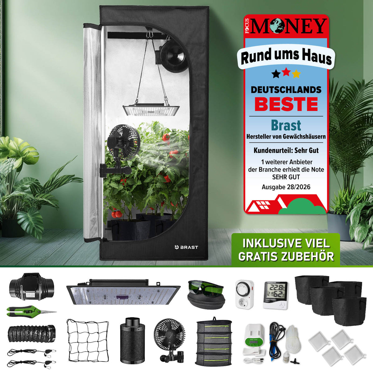 BRAST GrowCube L Komplettset