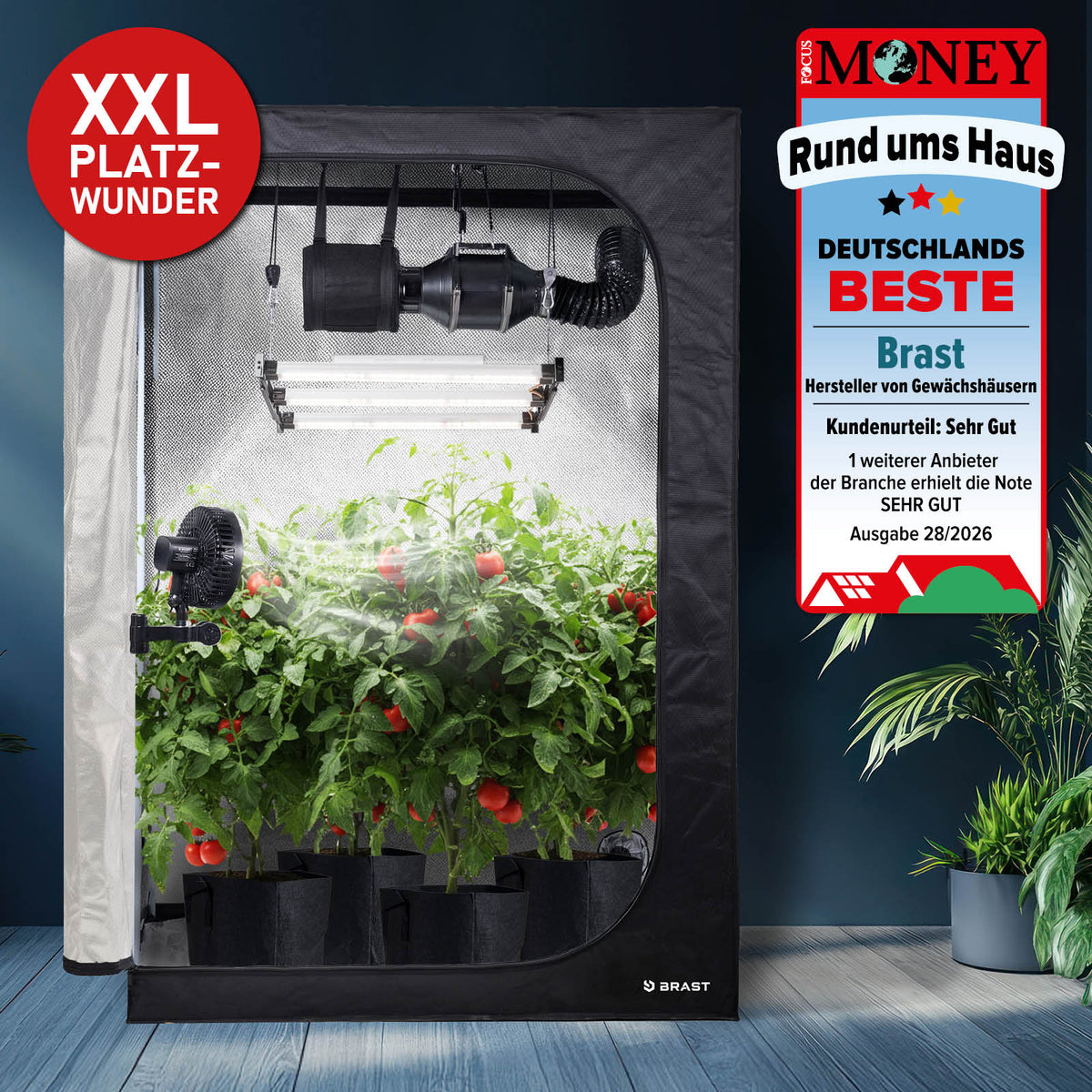 BRAST GrowCube XXL Komplettset