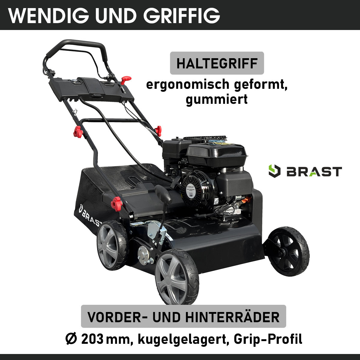 BRAST Benzin Vertikutierer 40212s ESTART