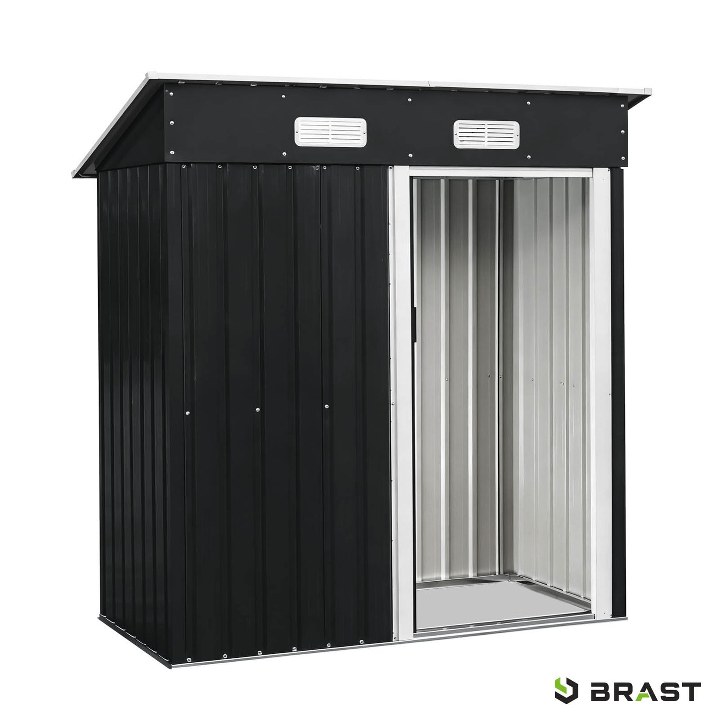 BRAST Metall Gerätehaus mit Pultdach 163x89x180