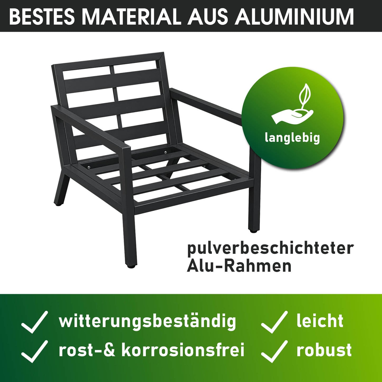 BRAST Alu Loungesessel ADRIA