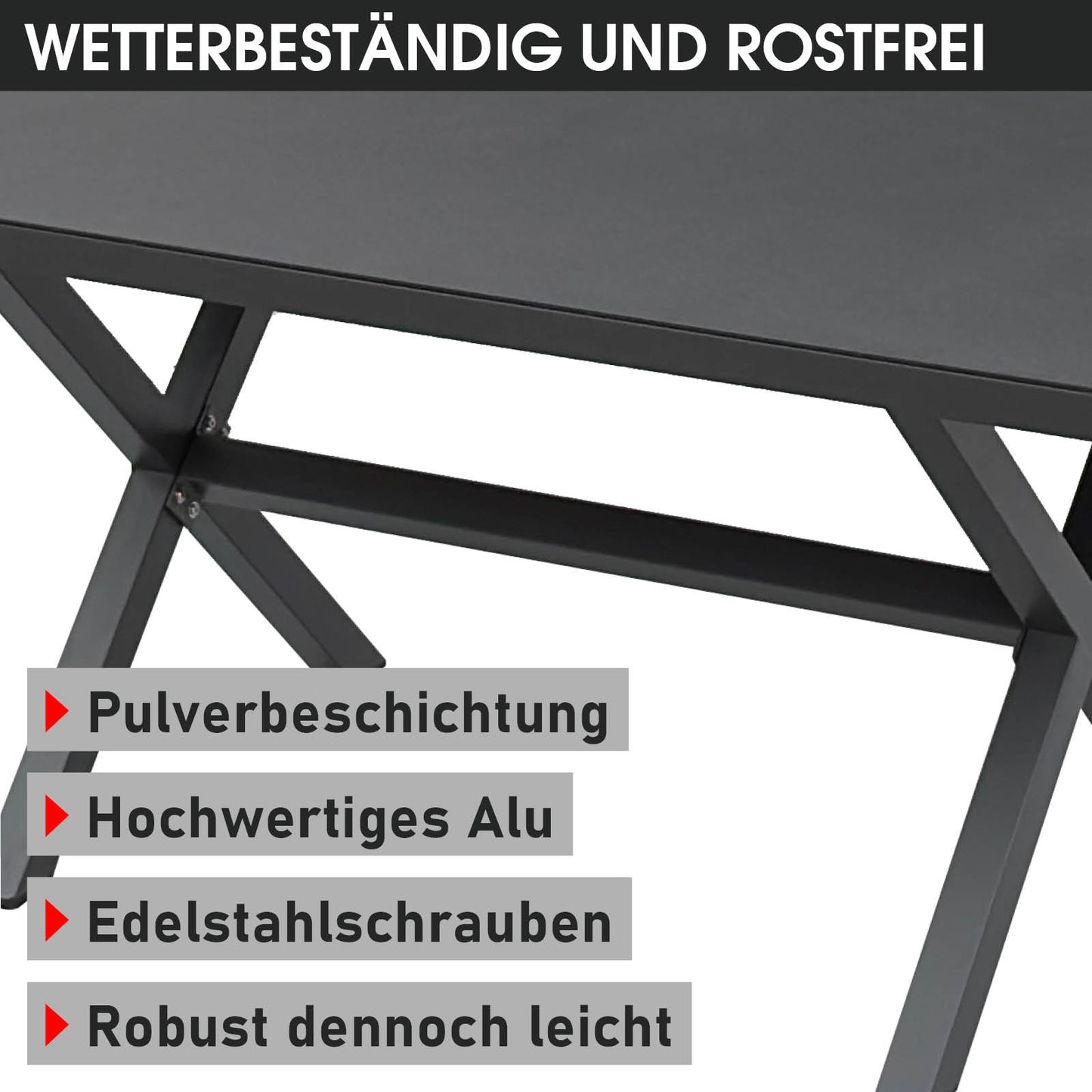 BRAST Alu Outdoor Esstisch ADRIA