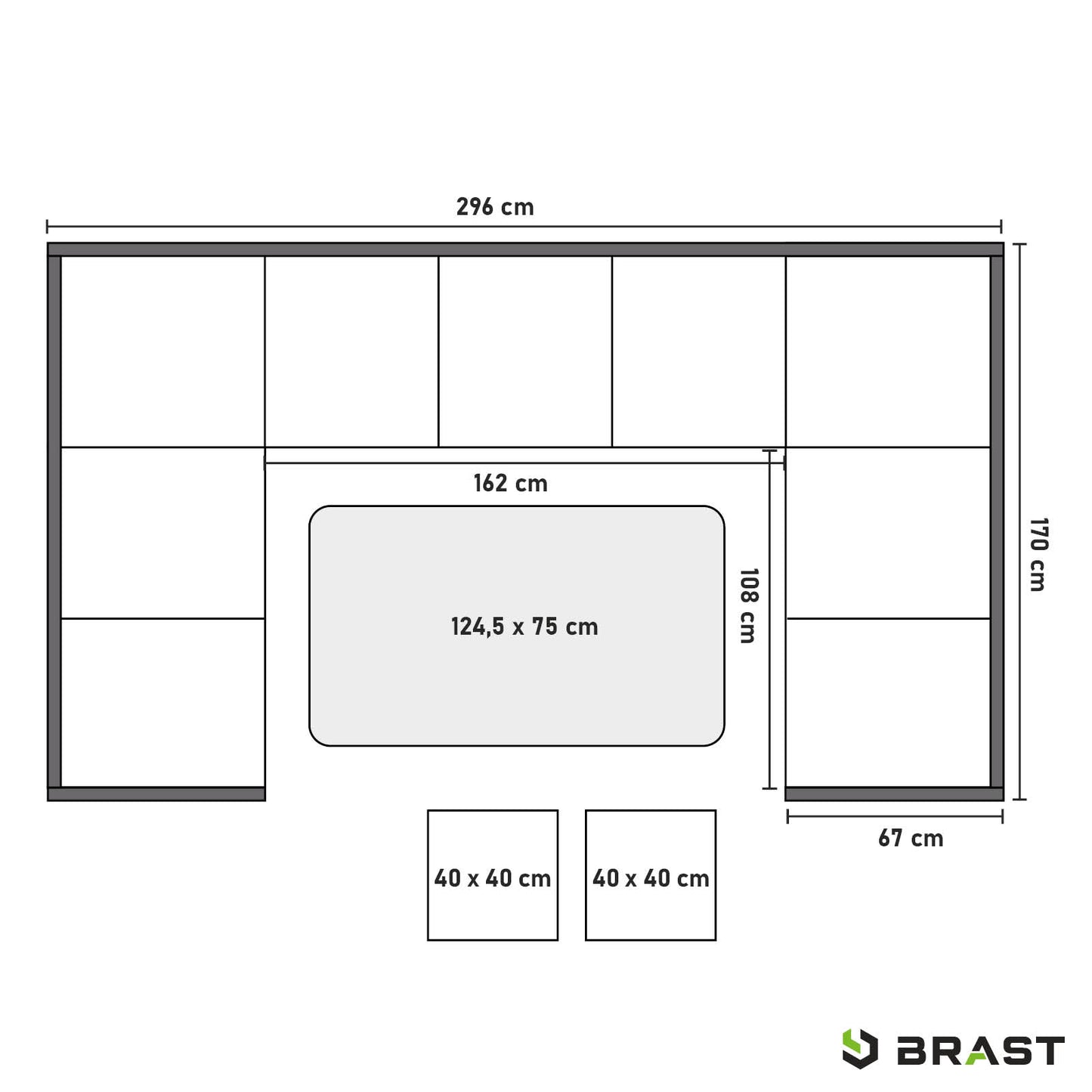 BRAST Sofa Dining Lounge MADRID