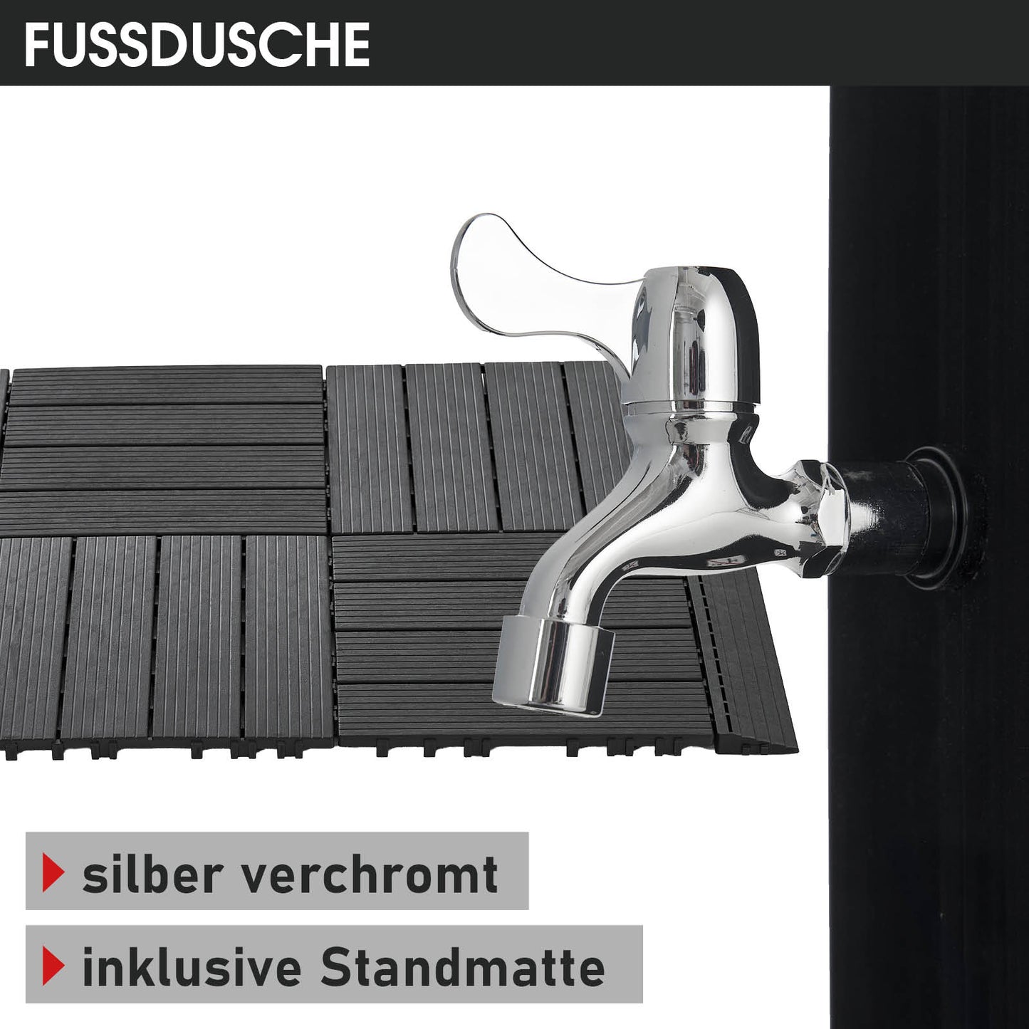 BRAST 3in1 Solardusche 60 L