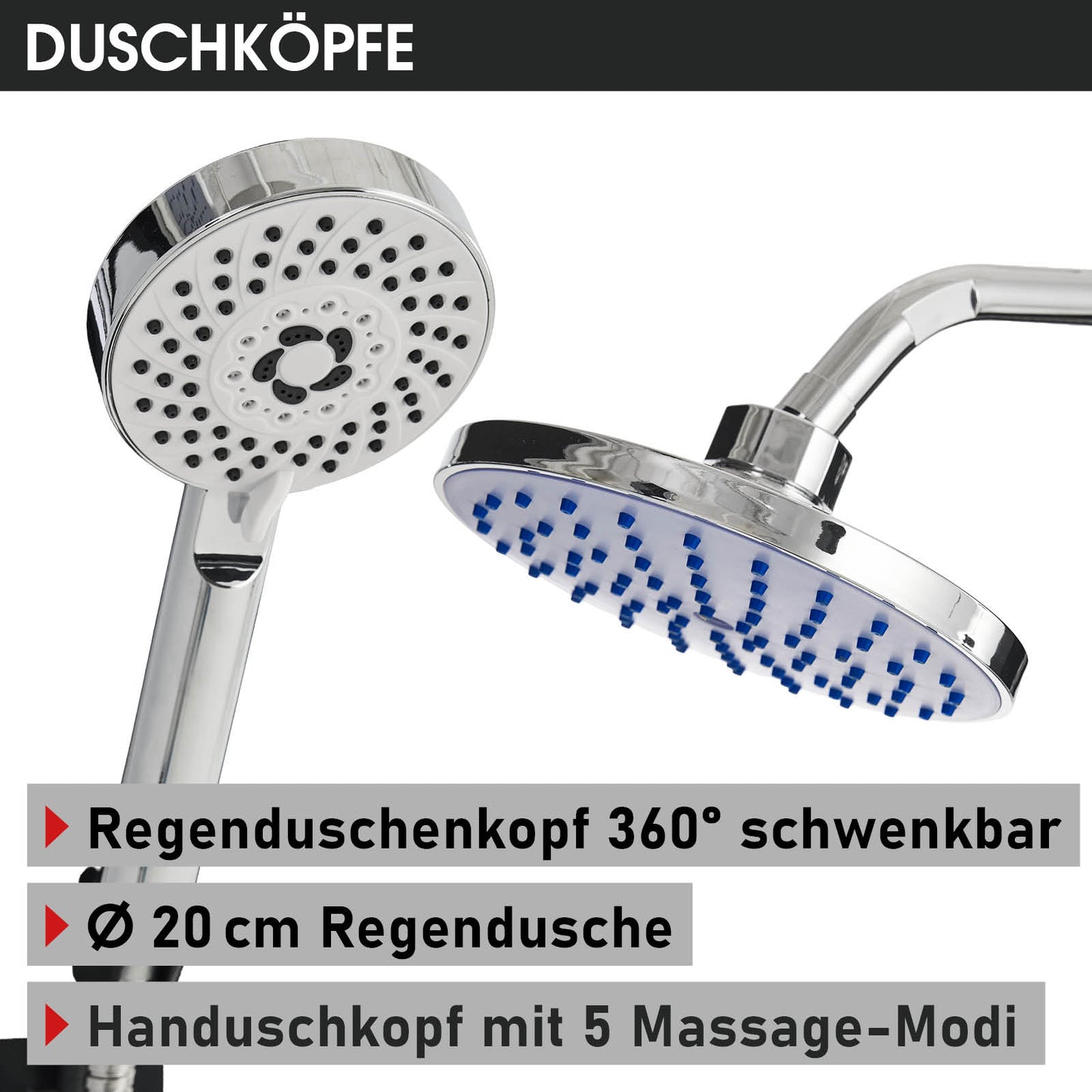 BRAST 3in1 Solardusche 60 L