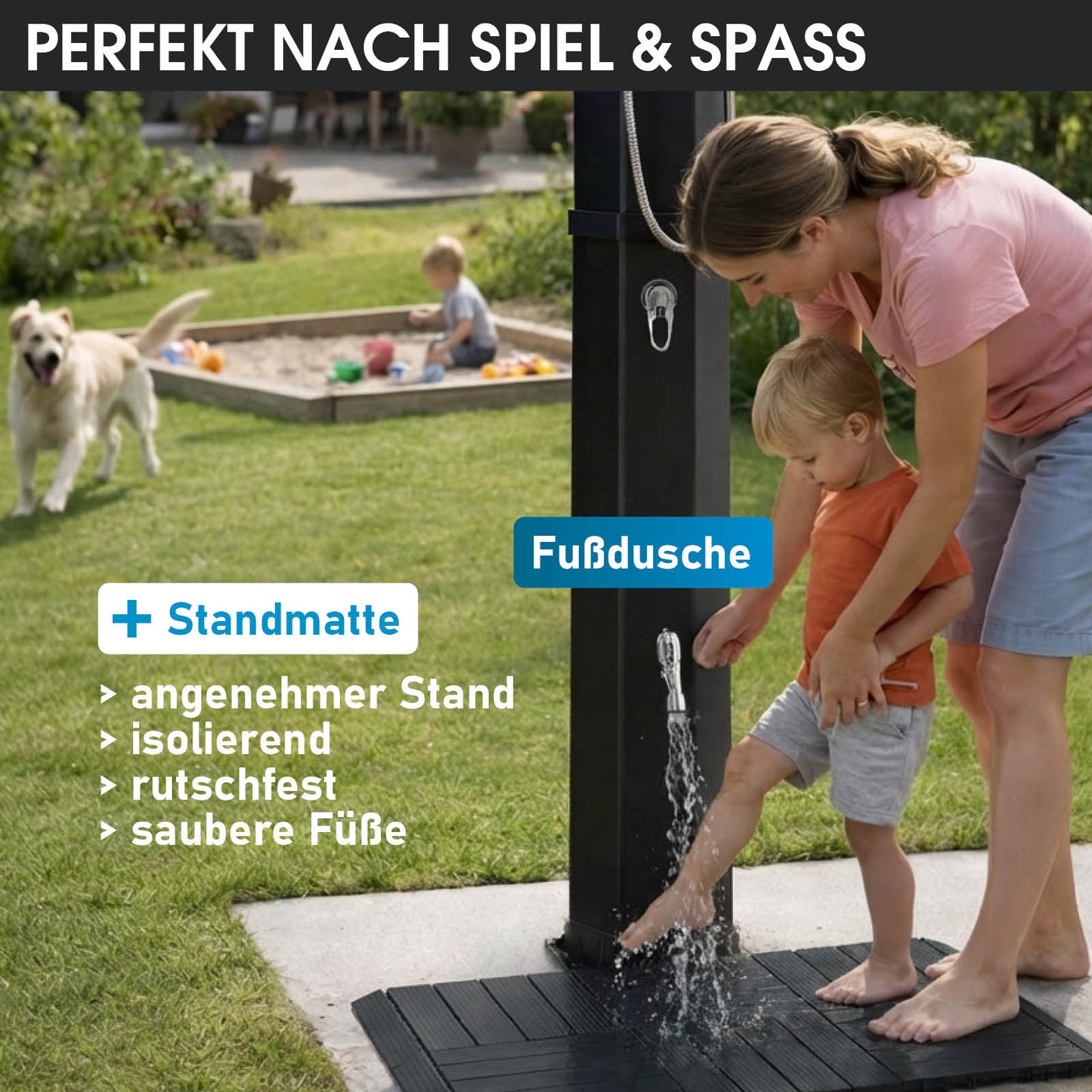 BRAST 3in1 Solardusche 60 L
