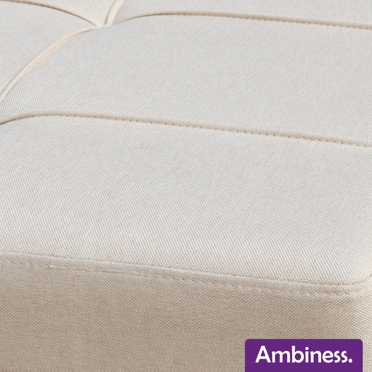 Ambiness 3in1 Zweisitzer Schlafsofa beige