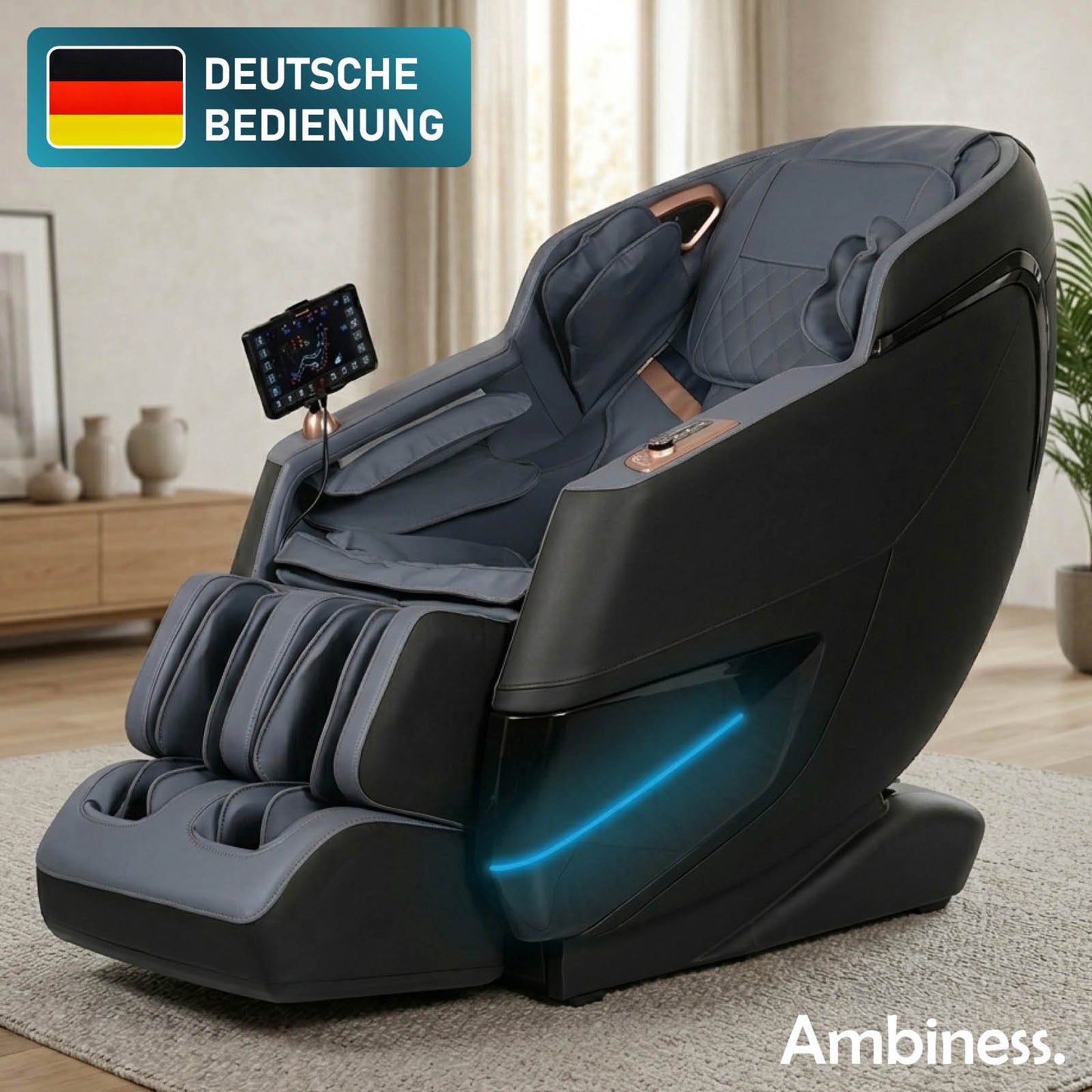 Ambiness Massagesessel NALA schwarz