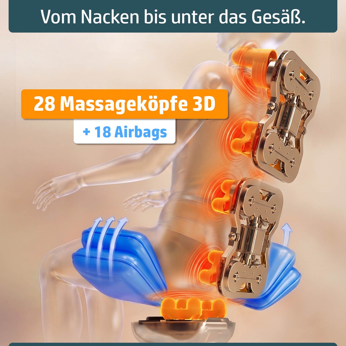 Ambiness Massagesessel NALA schwarz