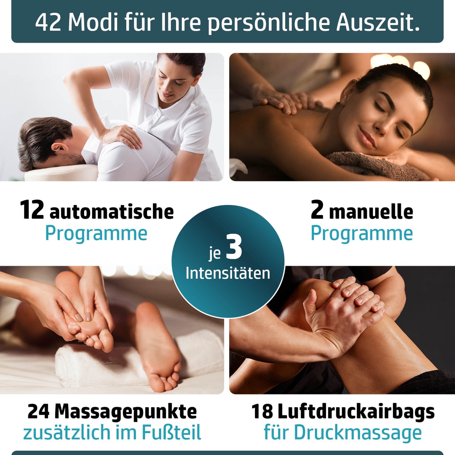 Ambiness Massagesessel NALA schwarz
