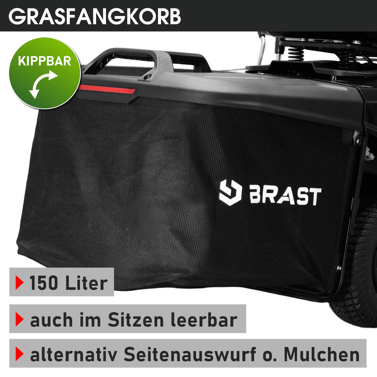 Benzin Aufsitzmäher 66224 ESTART Automatik