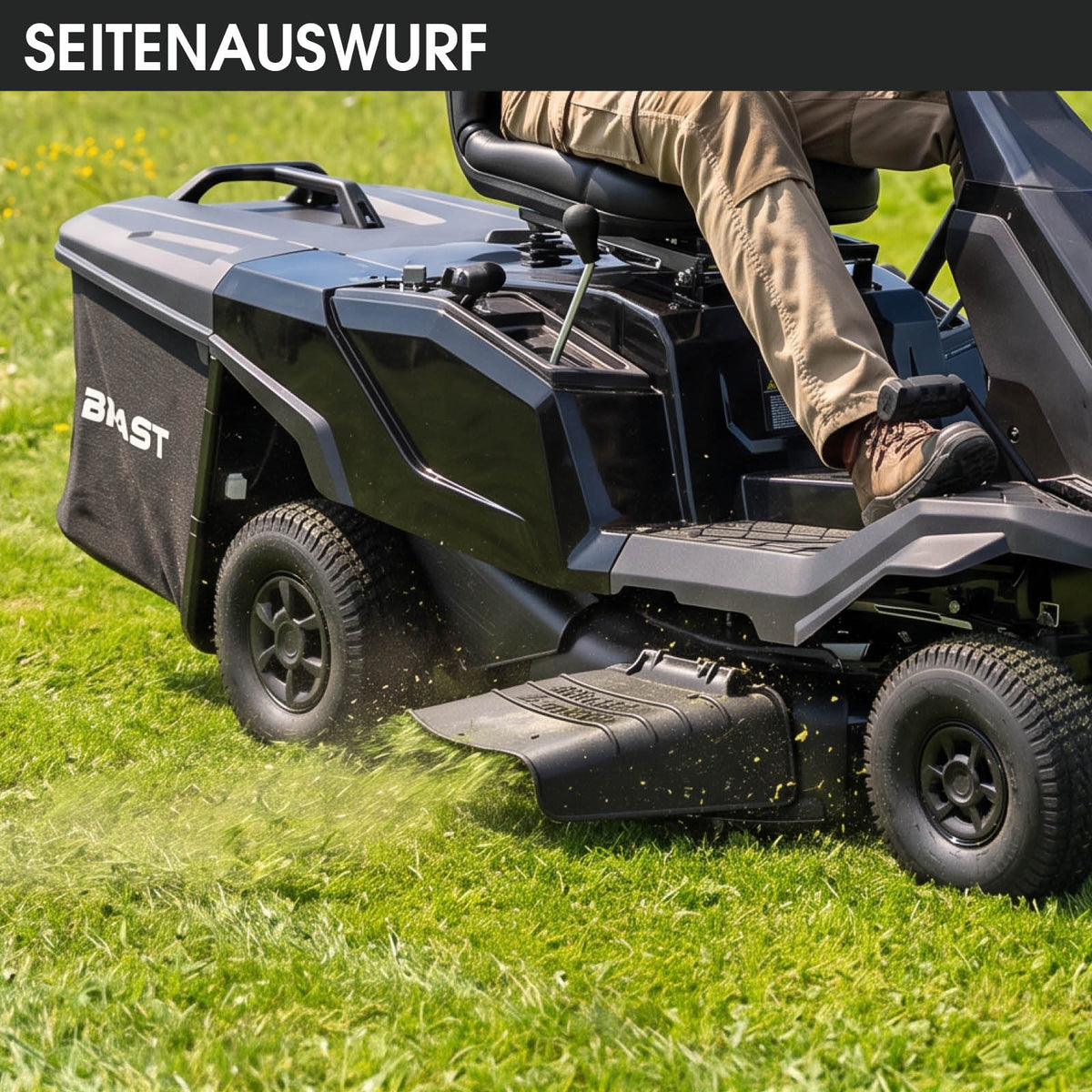 Benzin Aufsitzmäher 66224 ESTART Automatik