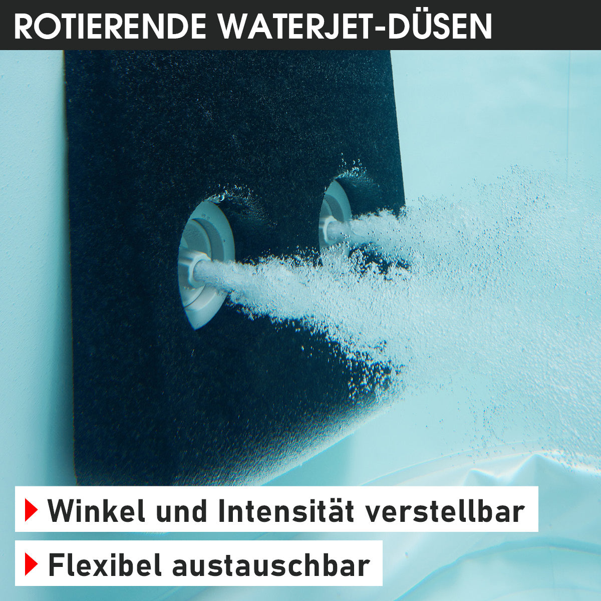 BRAST Mspa Whirlpool OSLO Maxi Set 6 Personen mit LED