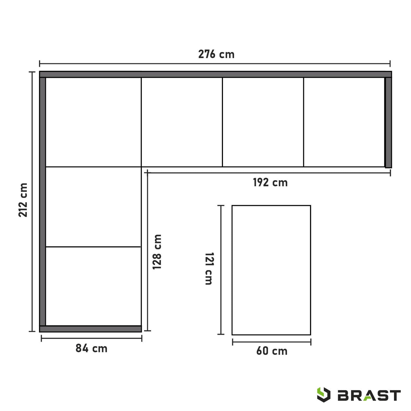 BRAST Alu Gartenlounge Set ADRIA Mare