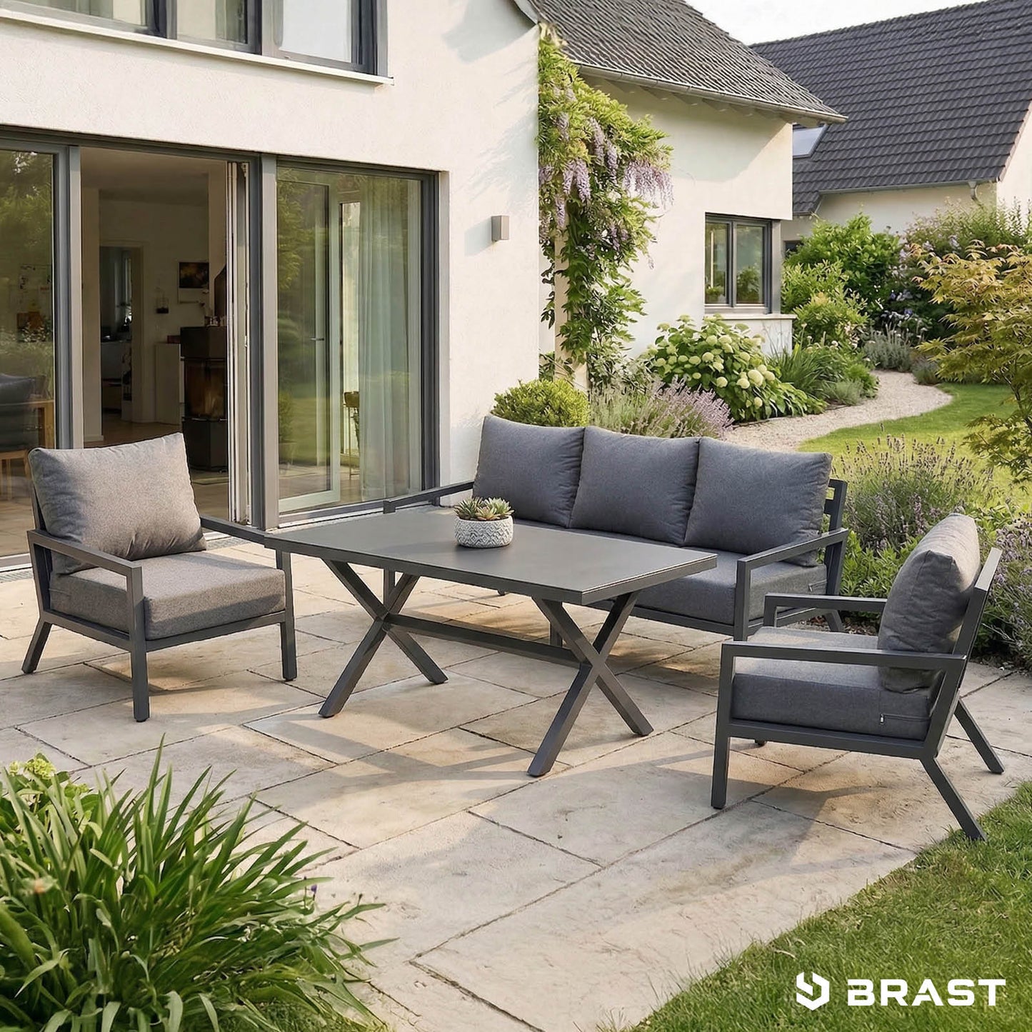 BRAST Alu Gartenmöbel Dining Set ADRIA Vista
