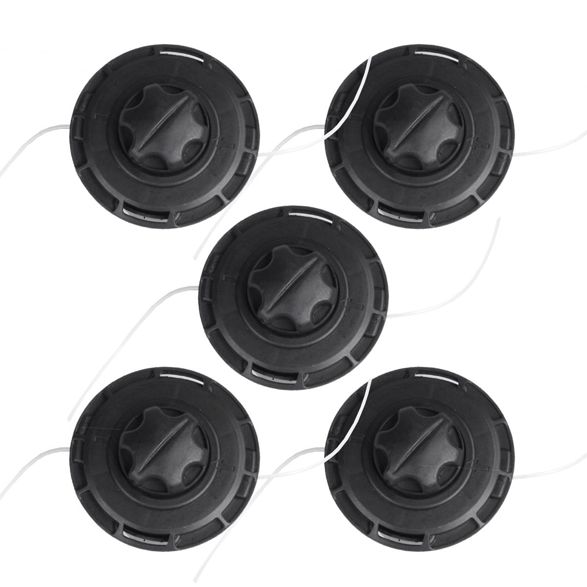 5x BRAST Fadenspule mit Aufrollfunktion für Motorsense / Freischneider