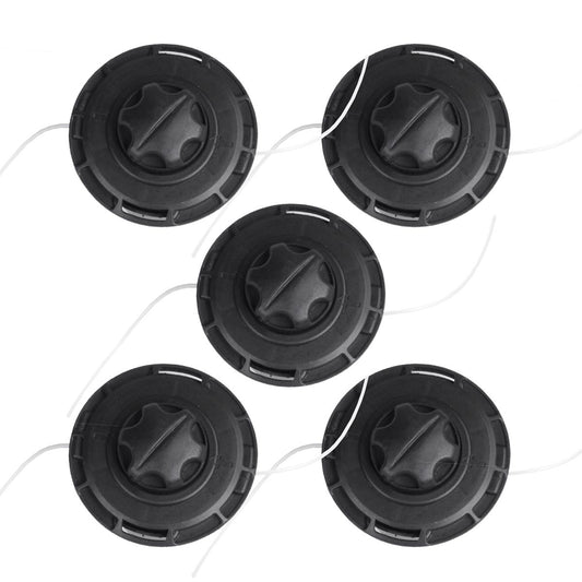 5x BRAST Fadenspule mit Aufrollfunktion für Motorsense / Freischneider
