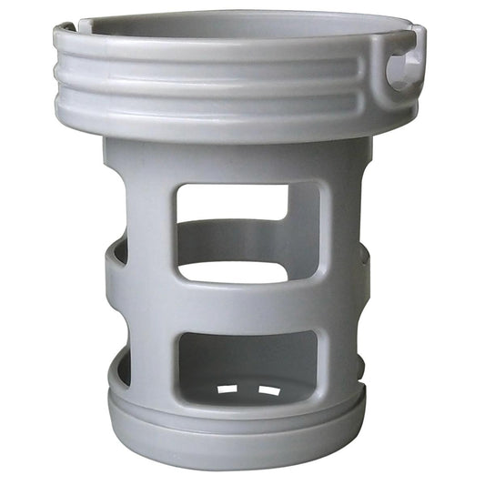Grauer Basis-Filter aus Kunststoff für MSpa Whirlpools mit offenem, zylindrischem Design.
