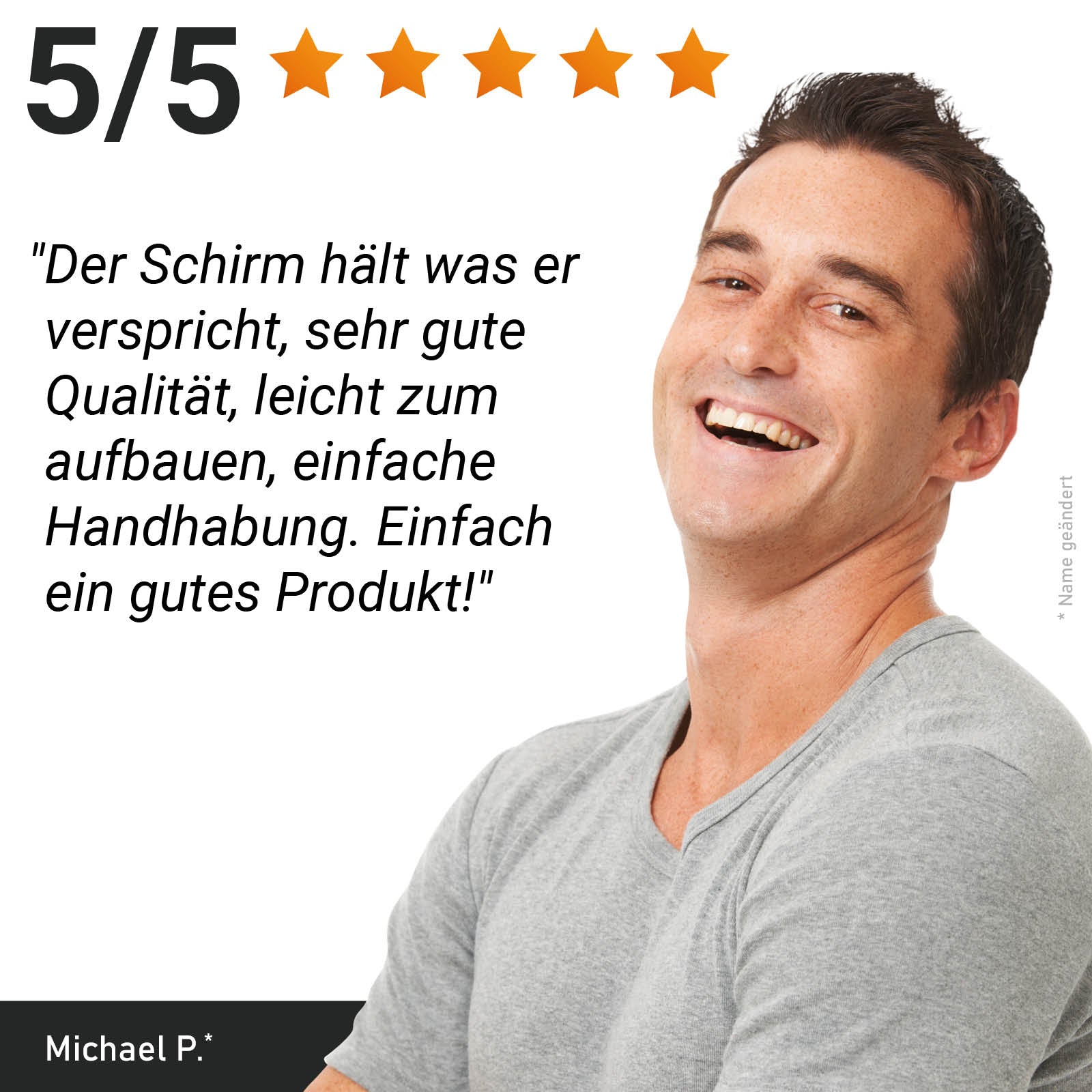 Beiger Ampelschirm 360 cm mit Alu-Gestell, ideal als Sonnenschirm Terrasse und Gartenschirm.