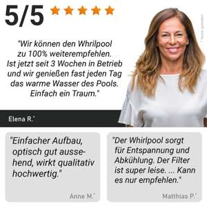 BRAST Aufblasbarer Whirlpool MSpa BERGEN COMFORT 4 Personen